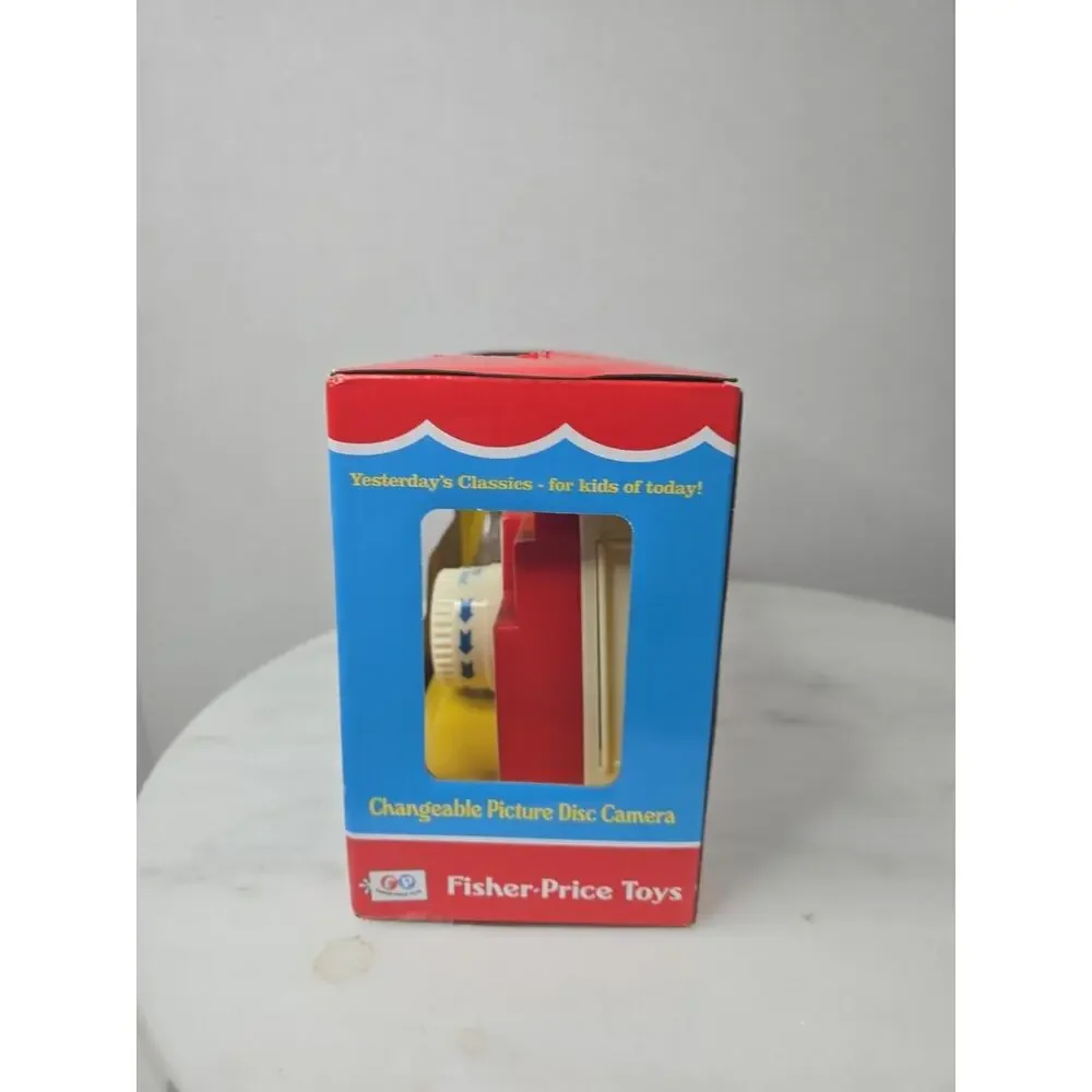 Fisher-Price Changeable Picture Disc Camera 3 Bonus Discs Full Color Image Retro
